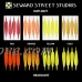 Seward Street Studios Reflective Decals Art Deco Set – Retro Style Safety Sticker Kit – Streamline Pinstripe Reflector Stickers - B0762TTTD4